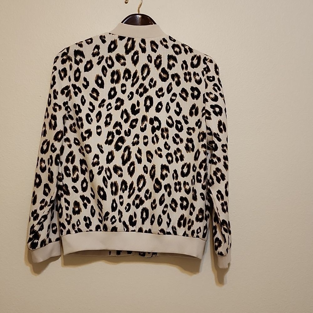 Chico's Leopard Jacket Size 0 (s)‎ - Picture 4 of 8